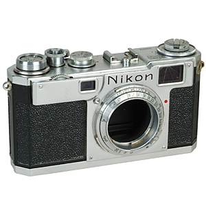 Nikon S2 35mm Rangefinder Camera Body, Chrome