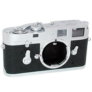 Leica M2 Preview Lever, Lever Rewind, Self Timer 35mm Rangefinder Camera Body, Chrome