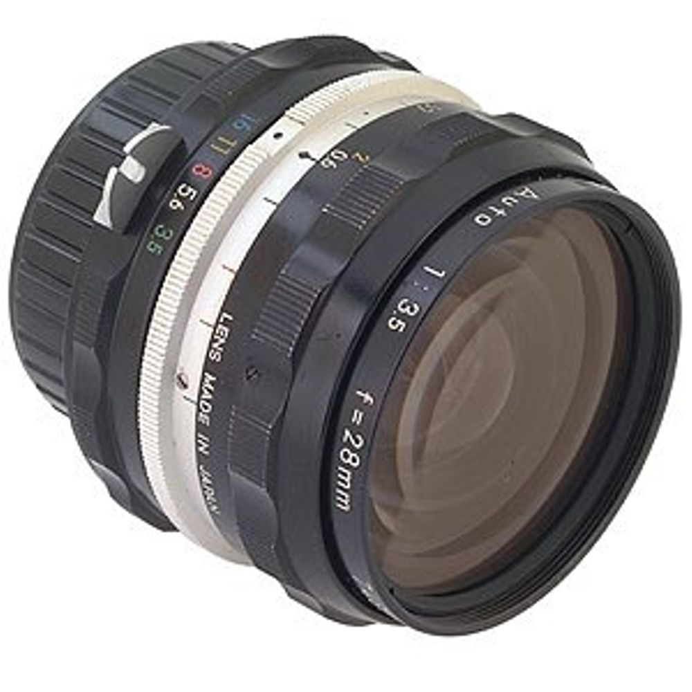 Nikon 28mm f/3.5 NIKKOR-H Auto Non-AI Manual Focus Lens {52}