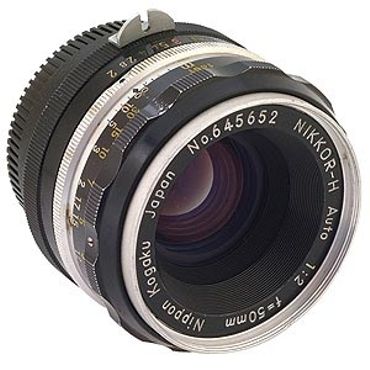 Nikon 50mm f/2 NIKKOR-H Auto Non AI Manual Focus Lens