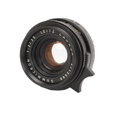 Leica 35mm f/2 Summicron Lens for M-Mount, Canada, Black {E39} 11309 (Version 3 without Aperture Control Lever)
