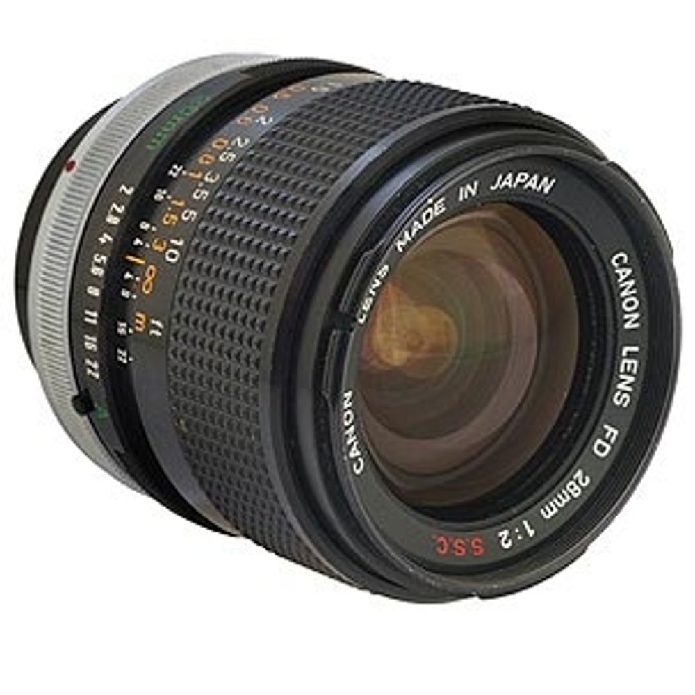 Canon 28mm f/2 SSC Breech Lock FD Mount Lens {55}