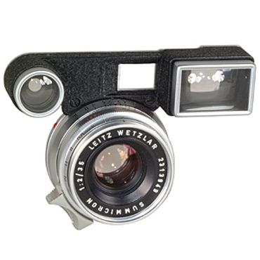 Leica 35mm f/2 Summicron Lens for M-Mount with Rangefinder Optics, Chrome {E39} 11108, SAMWO (Version 1)