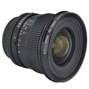 Canon 20mm f/2.8 FD Mount Lens