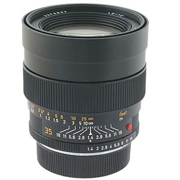 Leica 35mm f/1.4 Summilux-R 3RD Cam R-Mount Lens, Black