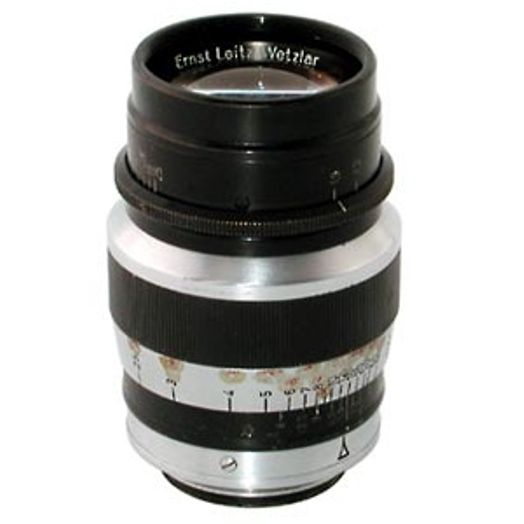 Leica 7.3cm (73mm) f/1.9 Hektor Screw Mount Lens, Black/Chrome {39}