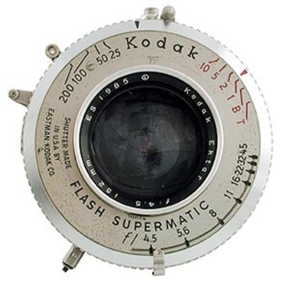 Kodak 152mm f/4.5 Ektar Supermatic BT (46MT) 4x5 Lens