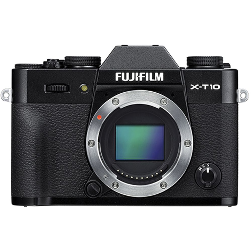 FUJIFILM X-T10 Mirrorless Camera Body, Black {16.3MP}