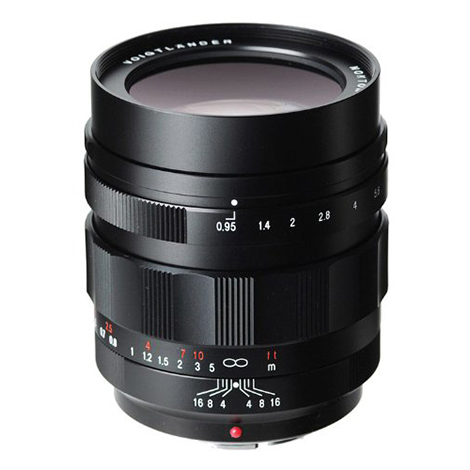 Voigtlander 42.5mm f/0.95 Nokton Manual Focus Lens for MFT (Micro Four Thirds) Black