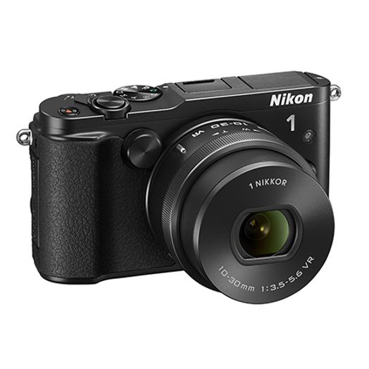 Nikon 1 V3 Mirrorless Camera, Black {18.4MP} with 10-30mm f/3.5-5.6