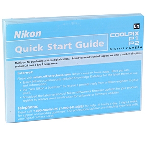 Nikon P1/P2 Quick Start Guide - Excellent