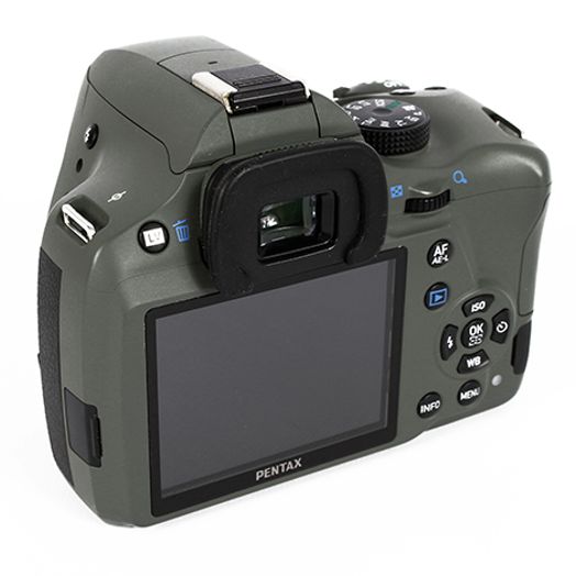 Pentax K-50 DSLR Camera Body, Olive Green {16.3MP}