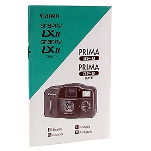 Canon Snappy LX II Instruction Manual