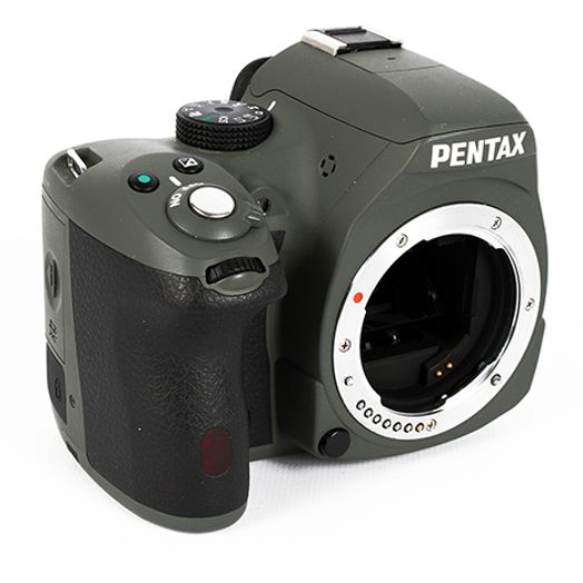 Pentax K-50 DSLR Camera Body, Olive Green {16.3MP}