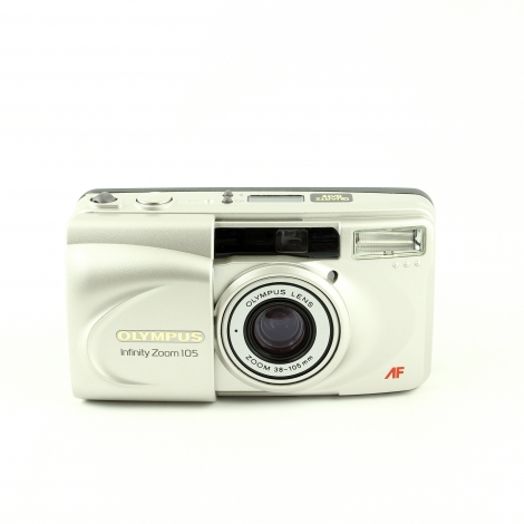 【完動品】OLYMPUS Infinity Zoom 105 フィルムカメラ Olympus Infinity Zoom 105 35mm Camera with 38-105 Lens