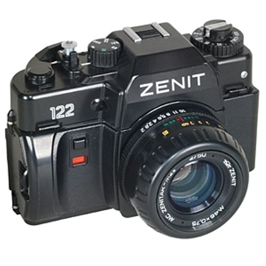 KMZ Zenit 122 M42 Mount 35mm Camera Body, Black