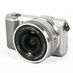 Sony a5000 Mirrorless Camera, Silver {20.1MP} with 16-50mm f/3.5-5.6 PZ OSS Lens, Silver {40.5}  thumbnail