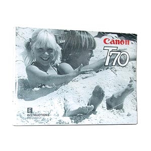 Canon T70 Instruction Manual - Excellent