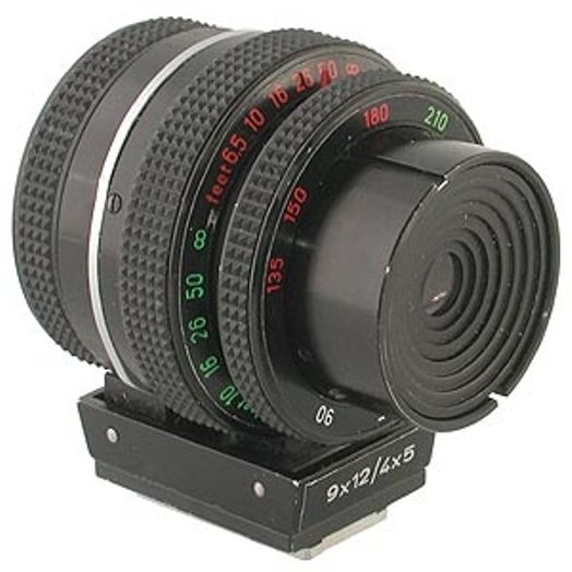 Linhof Viewer Linhof Universal Viewer 90/75-360, Black (Late Parallax)