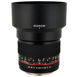 Rokinon 85mm f/1.4 AS IF UMC Manual Focus Lens for Fujifilm X-Mount