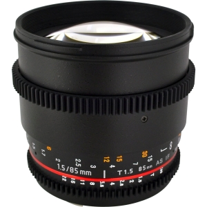 Rokinon Cine 85mm T1.5 AS IF UMC Manual Lens for Sony E-Mount