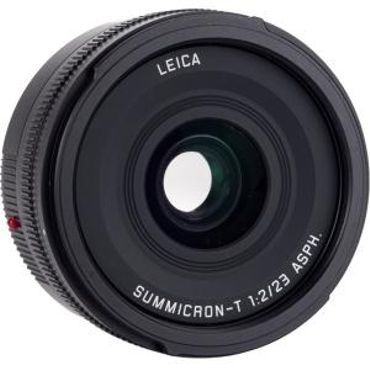 Leica 23mm f/2 Summicron-T ASPH. APS-C Lens for Leica L-Mount, Black {E52} 11081