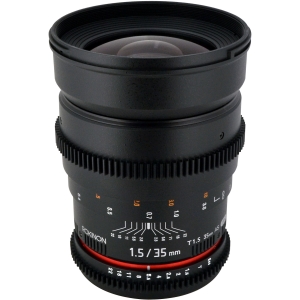 Rokinon Cine 35mm T1.5 AS UMC Manual Lens for Nikon F-Mount