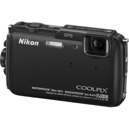 Nikon Coolpix AW110 Waterproof Underwater Digital Camera, Black {16MP}