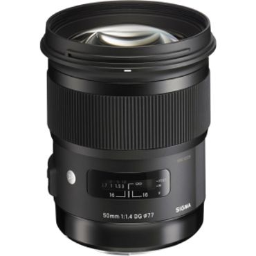 Sigma 50mm F/1.4 DG HSM A (Art) Full Frame Lens for Canon EF-Mount