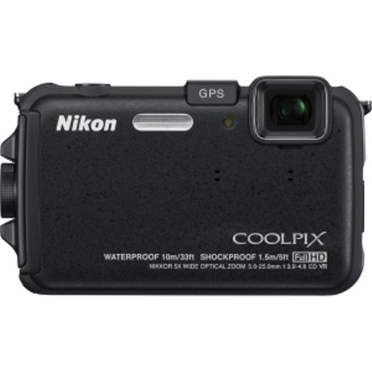 Nikon Coolpix AW100 Waterproof Underwater Digital Camera, Black {16MP}
