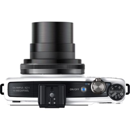 Olympus XZ-1 Digital Camera, White {10MP}