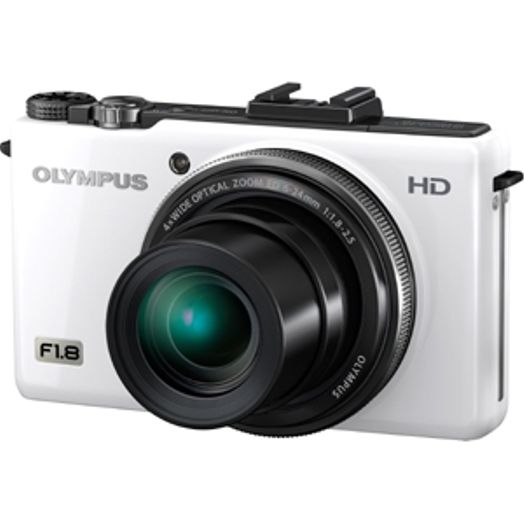 Olympus XZ-1 Digital Camera, White {10MP}