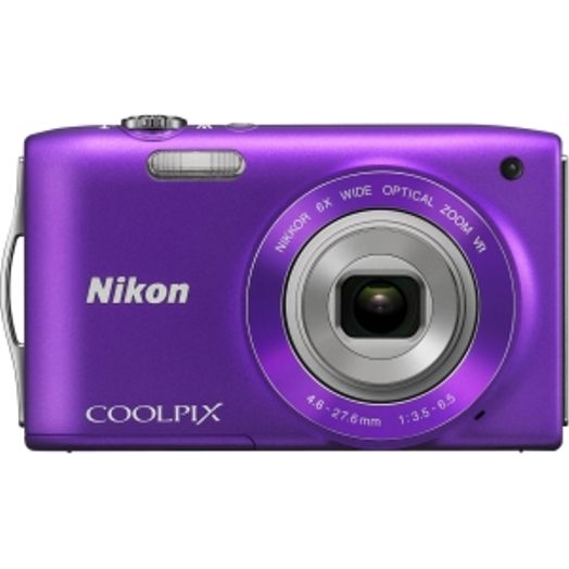 Nikon Coolpix S3300 Digital Camera, Purple {16MP}