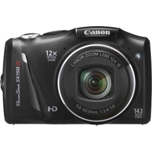 Canon PowerShot SX150 IS Digital Camera, Black (Camera Only) {14.1MP}