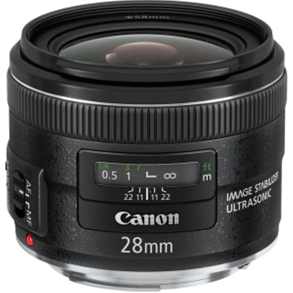 Canon 28mm f/2.8 IS USM EF-Mount Lens {58}