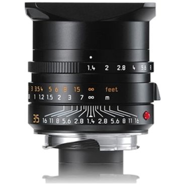 Leica 35mm f/1.4 Summilux-M ASPH. Leitz Wetzlar M-Mount Lens, Germany, Black, 6-Bit {E46} 11700