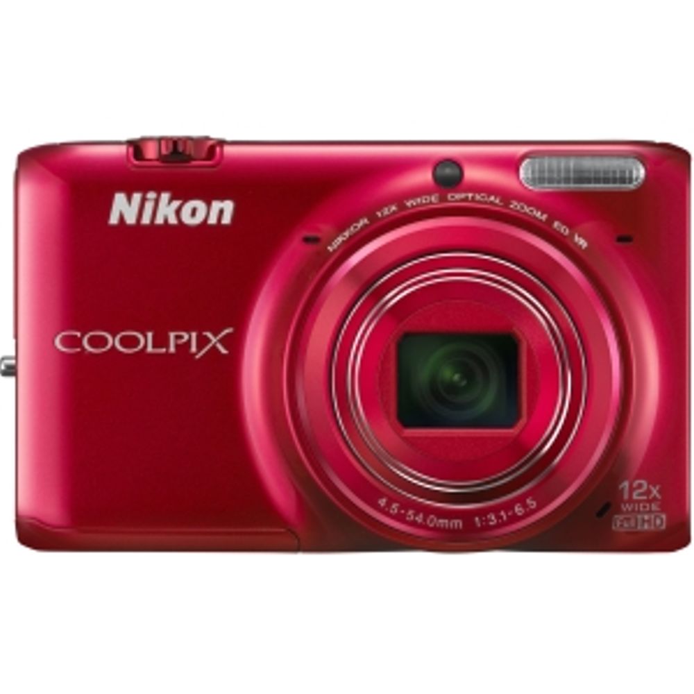 Nikon Coolpix S6500 Digital Camera, Red {16MP}