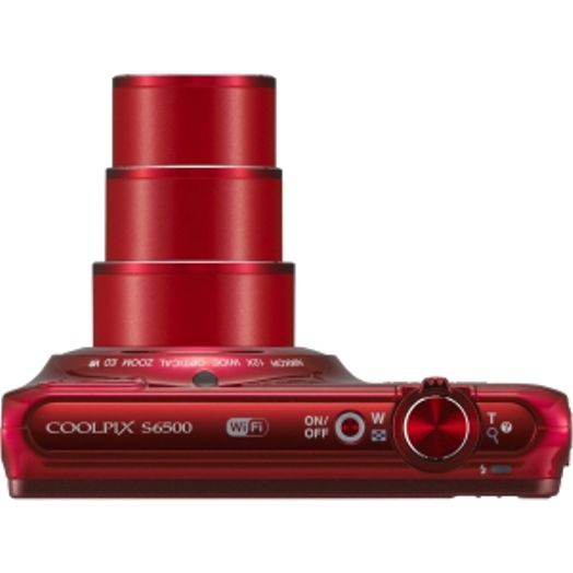 Nikon Coolpix S6500 Digital Camera, Red {16MP}