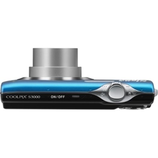 Nikon Coolpix S3000 Digital Camera, Blue {12MP}