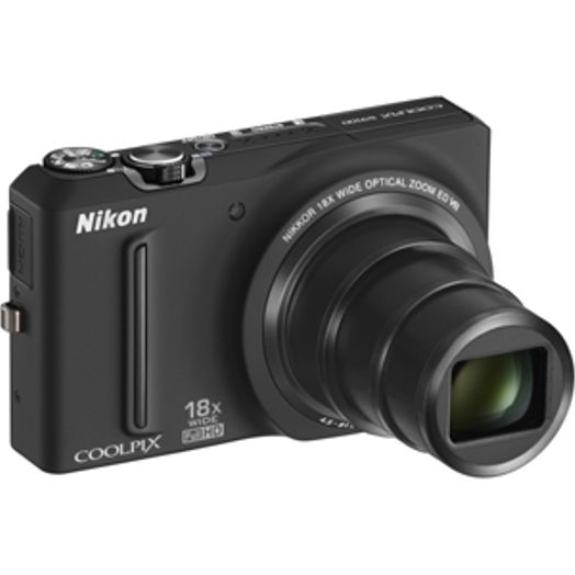 Nikon Coolpix S9100 Digital Camera, Black {12.1MP}