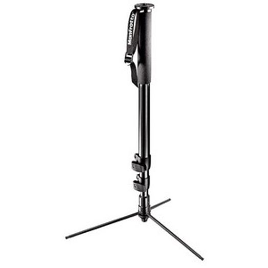 Manfrotto 682B Self-Standing Pro Monopod, Black, 3-Section, 28-68