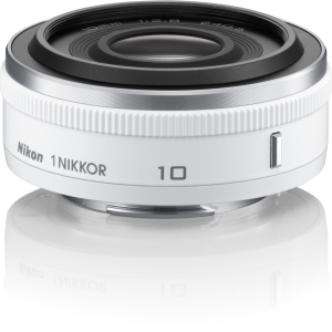 Nikon Nikkor 10mm F/2.8 Red Lens For Nikon 1 System CX Format