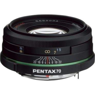 Pentax 70mm f/2.4 SMC PENTAX-DA Limited Autofocus APS-C Lens for K-Mount, Black