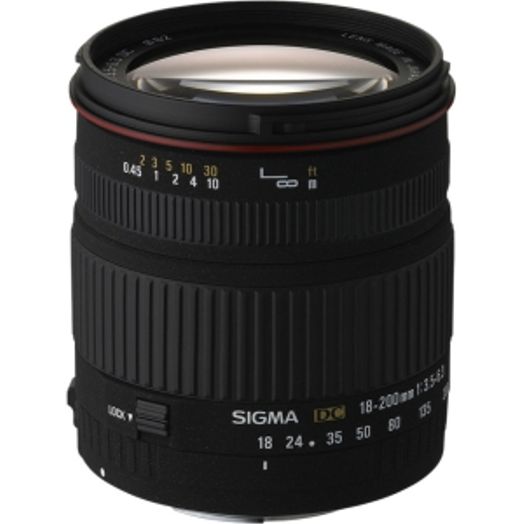 Sigma 18-200mm f/3.5-6.3 DC K Mount Autofocus Lens for Pentax APS