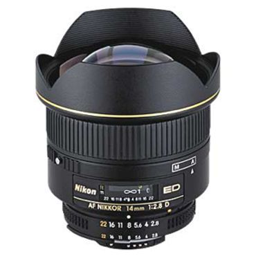 Nikon AF NIKKOR 14mm f/2.8 D ED Autofocus Lens {Rear Gel} Rear Focusing System