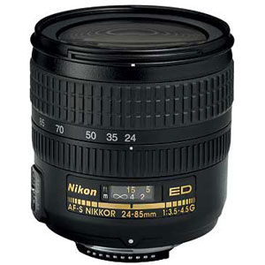 Nikon AF-S NIKKOR 24-85mm f/3.5-4.5 G ED Autofocus IF Lens