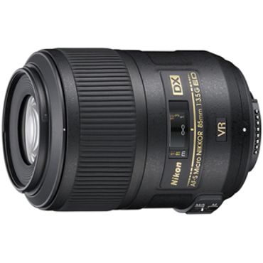 Nikon AF-S DX Micro Nikkor 85mm f/3.5 G Macro ED VR Autofocus APS-C Lens for F-Mount, Black