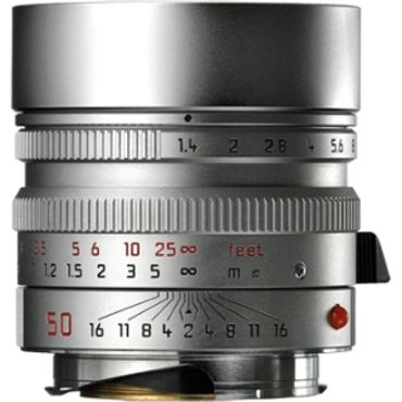 Leica 35mm f/1.4 Summilux-M ASPH. (FLE) Close-Focus M-Mount Lens with Built-In Hood, Germany, Silver Anodized, 6-Bit {E46} 11727 (2022 Version)