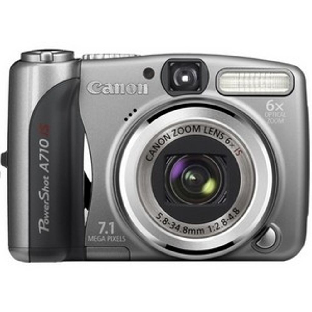 Canon PowerShot A710 IS Digital Camera, Silver {7.10MP}
