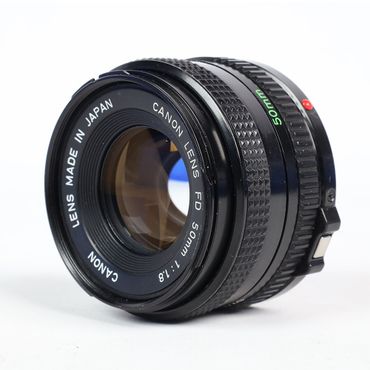 Canon 50mm F/1.8 FD Mount Lens